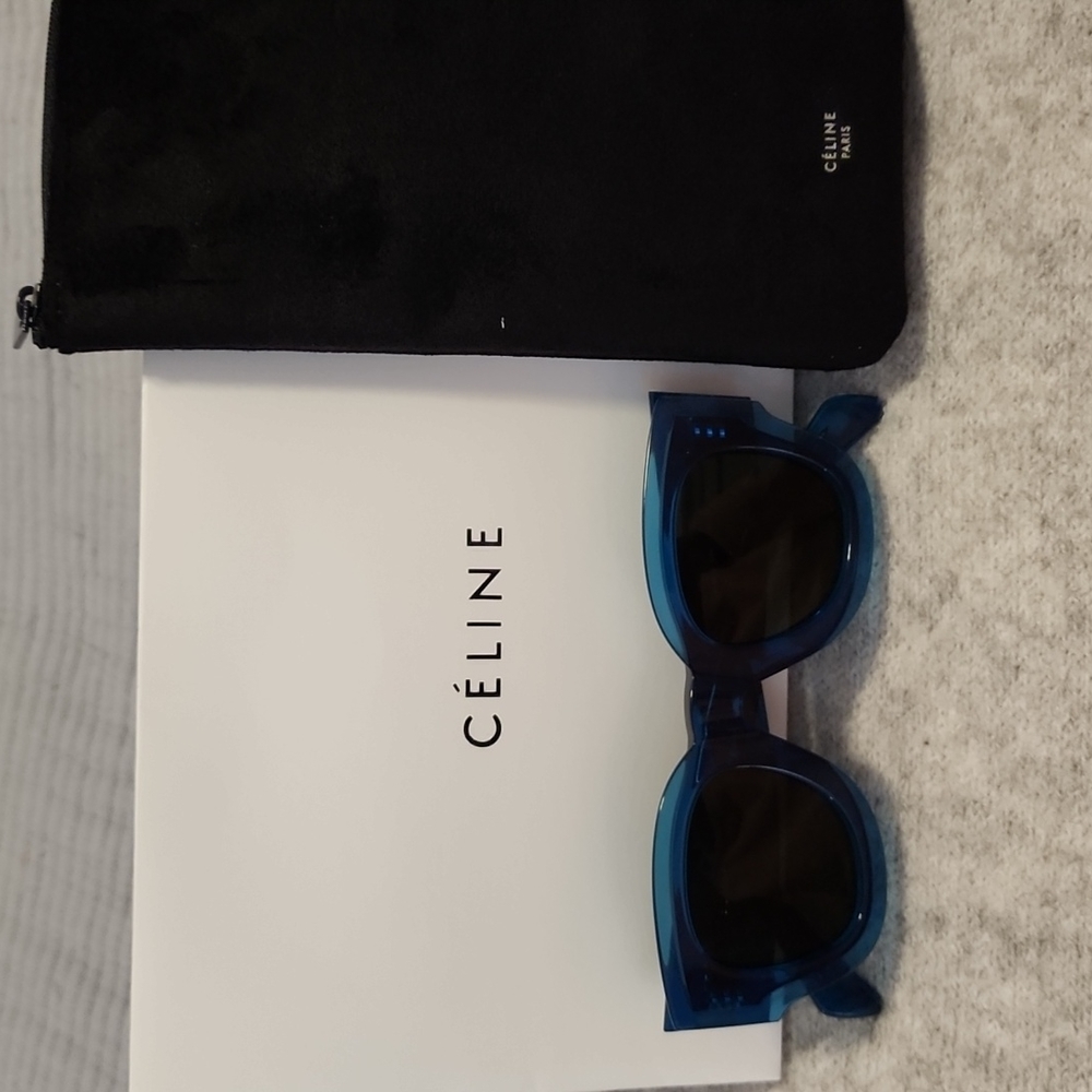 Celine blue sunglasses.  Authentic CL41448S 45x26x145